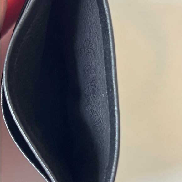 TUMI SLIM LEATHER CARD CASE | BLACK | EXCELLENT PRE-OWNED CONDITION - Picture 9 of 10